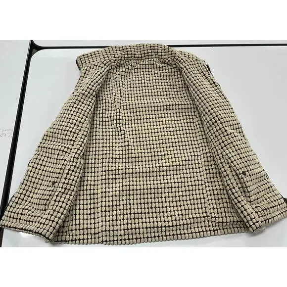 Cowgirl Up Reversible Women's Size L Vest Full Zip Pockets Ivory and Brown - Picture 7 of 10